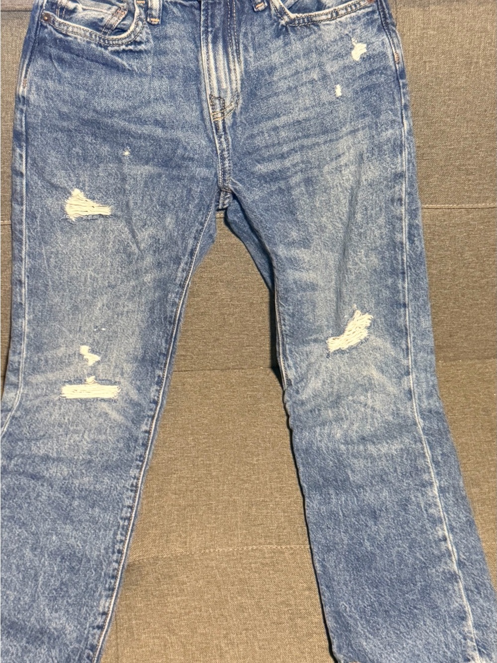 GAP Light Blue Distressed Kids Denim Jeans